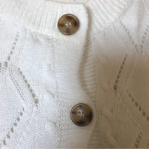 Dreamers by Debut Grandamacore Cardigan with Embroidered Flowers - Size Medium - Picture 3 of 14